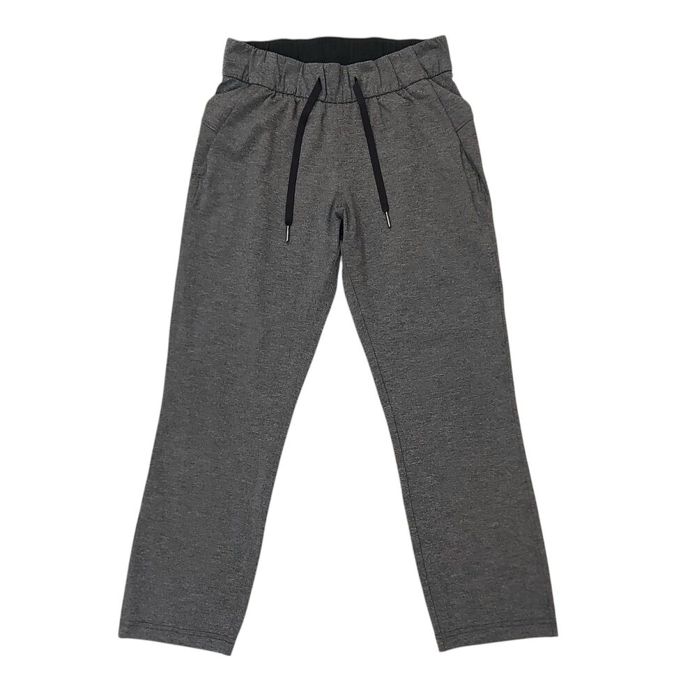 Lululemon On The Fly Pant Womens 2 Gray Stretch Comfort Lounge Athleisure Gym